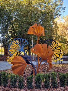 Скульптури з нержавіючої сталі Art Modern Sculptures
