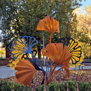Скульптури з нержавіючої сталі Art Modern Sculptures